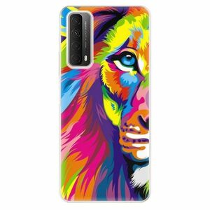 Odolné silikonové pouzdro iSaprio - Rainbow Lion - Huawei P Smart 2021 obraz