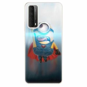 Odolné silikonové pouzdro iSaprio - Mimons Superman 02 - Huawei P Smart 2021 obraz