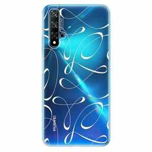 Odolné silikonové pouzdro iSaprio - Fancy - white - Huawei Nova 5T obraz