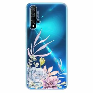 Odolné silikonové pouzdro iSaprio - Succulent 01 - Huawei Nova 5T obraz