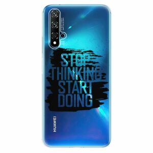 Odolné silikonové pouzdro iSaprio - Start Doing - black - Huawei Nova 5T obraz