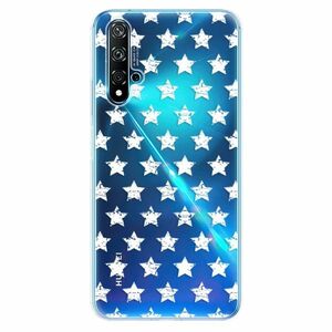 Odolné silikonové pouzdro iSaprio - Stars Pattern - white - Huawei Nova 5T obraz