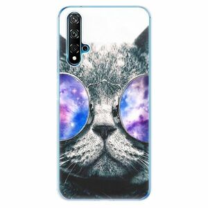 Odolné silikonové pouzdro iSaprio - Galaxy Cat - Huawei Nova 5T obraz