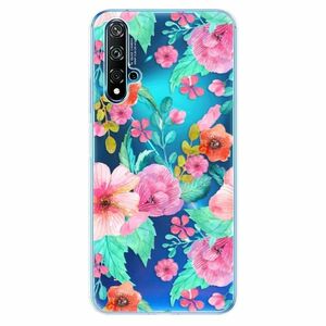 Odolné silikonové pouzdro iSaprio - Flower Pattern 01 - Huawei Nova 5T obraz