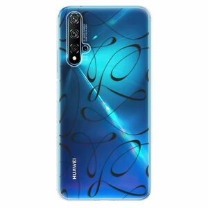 Odolné silikonové pouzdro iSaprio - Fancy - black - Huawei Nova 5T obraz