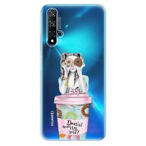 Odolné silikonové pouzdro iSaprio - Donut Worry - Huawei Nova 5T obraz