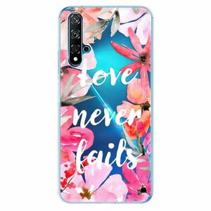 Odolné silikonové pouzdro iSaprio - Love Never Fails - Huawei Nova 5T obraz