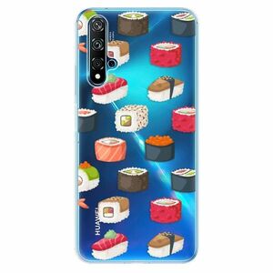 Odolné silikonové pouzdro iSaprio - Sushi Pattern - Huawei Nova 5T obraz