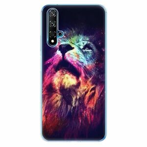 Odolné silikonové pouzdro iSaprio - Lion in Colors - Huawei Nova 5T obraz