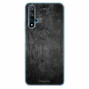 Odolné silikonové pouzdro iSaprio - Black Wood 13 - Huawei Nova 5T obraz