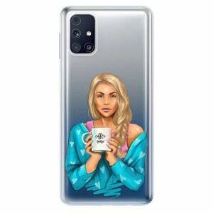 Odolné silikonové pouzdro iSaprio - Coffe Now - Blond - Samsung Galaxy M31s obraz