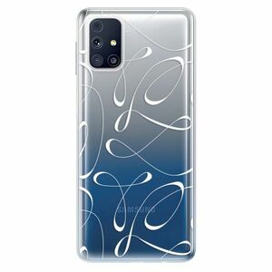 Odolné silikonové pouzdro iSaprio - Fancy - white - Samsung Galaxy M31s obraz