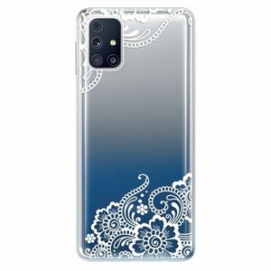 Odolné silikonové pouzdro iSaprio - White Lace 02 - Samsung Galaxy M31s obraz