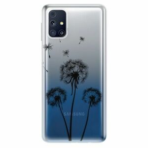 Odolné silikonové pouzdro iSaprio - Three Dandelions - black - Samsung Galaxy M31s obraz