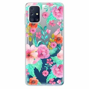 Odolné silikonové pouzdro iSaprio - Flower Pattern 01 - Samsung Galaxy M31s obraz