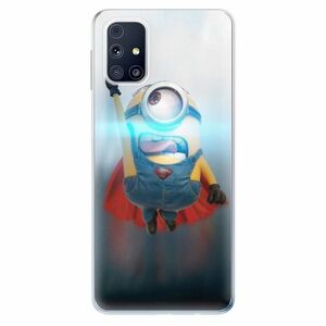 Odolné silikonové pouzdro iSaprio - Mimons Superman 02 - Samsung Galaxy M31s obraz