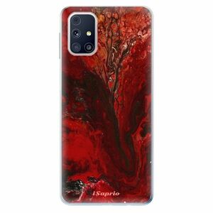 Odolné silikonové pouzdro iSaprio - RedMarble 17 - Samsung Galaxy M31s obraz