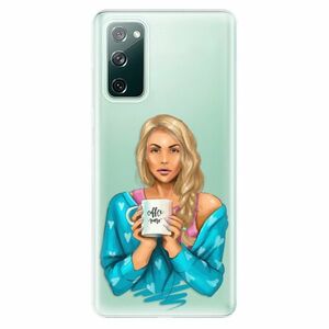 Odolné silikonové pouzdro iSaprio - Coffe Now - Blond - Samsung Galaxy S20 FE obraz