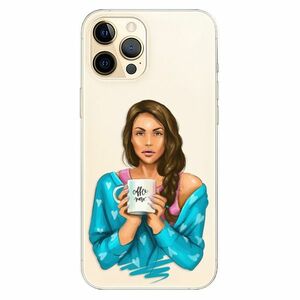 Odolné silikonové pouzdro iSaprio - Coffe Now - Brunette - iPhone 12 Pro Max obraz