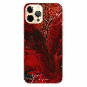 Odolné silikonové pouzdro iSaprio - RedMarble 17 - iPhone 12 Pro Max obraz