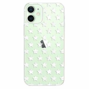 Odolné silikonové pouzdro iSaprio - Stars Pattern - white - iPhone 12 obraz