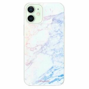 Odolné silikonové pouzdro iSaprio - Raibow Marble 10 - iPhone 12 obraz