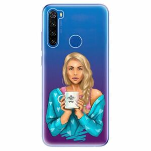 Odolné silikonové pouzdro iSaprio - Coffe Now - Blond - Xiaomi Redmi Note 8T obraz