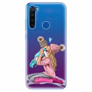 Odolné silikonové pouzdro iSaprio - Kissing Mom - Blond and Boy - Xiaomi Redmi Note 8T obraz