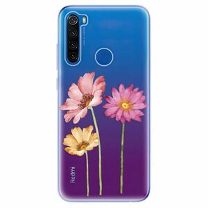 Odolné silikonové pouzdro iSaprio - Three Flowers - Xiaomi Redmi Note 8T obraz