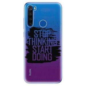 Odolné silikonové pouzdro iSaprio - Start Doing - black - Xiaomi Redmi Note 8T obraz