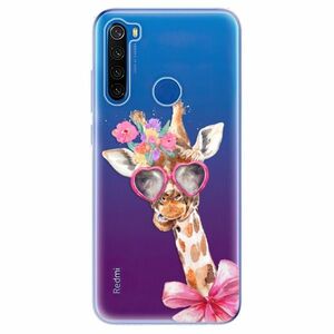 Odolné silikonové pouzdro iSaprio - Lady Giraffe - Xiaomi Redmi Note 8T obraz