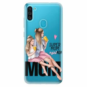 Odolné silikonové pouzdro iSaprio - Milk Shake - Blond - Samsung Galaxy M11 obraz