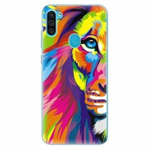 Odolné silikonové pouzdro iSaprio - Rainbow Lion - Samsung Galaxy M11 obraz