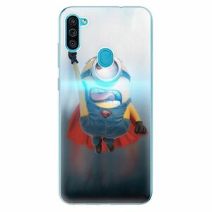 Odolné silikonové pouzdro iSaprio - Mimons Superman 02 - Samsung Galaxy M11 obraz