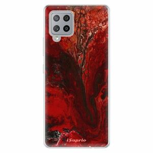 Odolné silikonové pouzdro iSaprio - RedMarble 17 - Samsung Galaxy A42 obraz