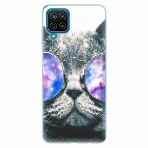 Odolné silikonové pouzdro iSaprio - Galaxy Cat - Samsung Galaxy A12 obraz