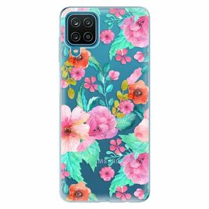 Odolné silikonové pouzdro iSaprio - Flower Pattern 01 - Samsung Galaxy A12 obraz