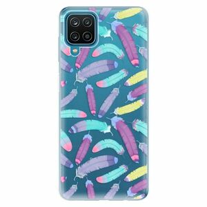 Odolné silikonové pouzdro iSaprio - Feather Pattern 01 - Samsung Galaxy A12 obraz