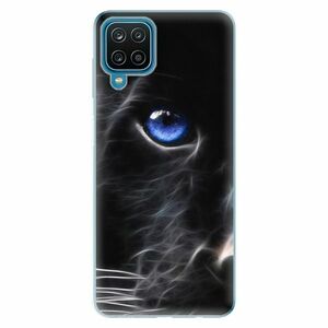 Odolné silikonové pouzdro iSaprio - Black Puma - Samsung Galaxy A12 obraz