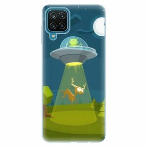 Odolné silikonové pouzdro iSaprio - Alien 01 - Samsung Galaxy A12 obraz