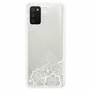 Odolné silikonové pouzdro iSaprio - White Lace 02 - Samsung Galaxy A02s obraz