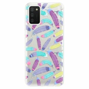 Odolné silikonové pouzdro iSaprio - Feather Pattern 01 - Samsung Galaxy A02s obraz