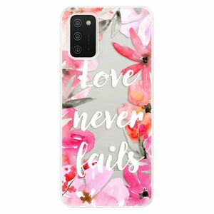 Odolné silikonové pouzdro iSaprio - Love Never Fails - Samsung Galaxy A02s obraz