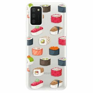 Odolné silikonové pouzdro iSaprio - Sushi Pattern - Samsung Galaxy A02s obraz