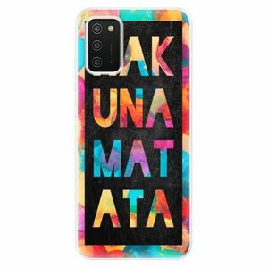 Odolné silikonové pouzdro iSaprio - Hakuna Matata 01 - Samsung Galaxy A02s obraz