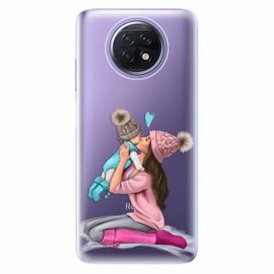 Odolné silikonové pouzdro iSaprio - Kissing Mom - Brunette and Boy - Xiaomi Redmi Note 9T obraz