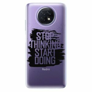 Odolné silikonové pouzdro iSaprio - Start Doing - black - Xiaomi Redmi Note 9T obraz