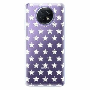 Odolné silikonové pouzdro iSaprio - Stars Pattern - white - Xiaomi Redmi Note 9T obraz