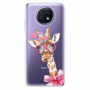 Odolné silikonové pouzdro iSaprio - Lady Giraffe - Xiaomi Redmi Note 9T obraz