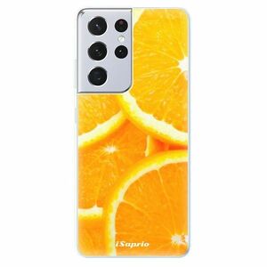 Odolné silikonové pouzdro iSaprio - Orange 10 - Samsung Galaxy S21 Ultra obraz